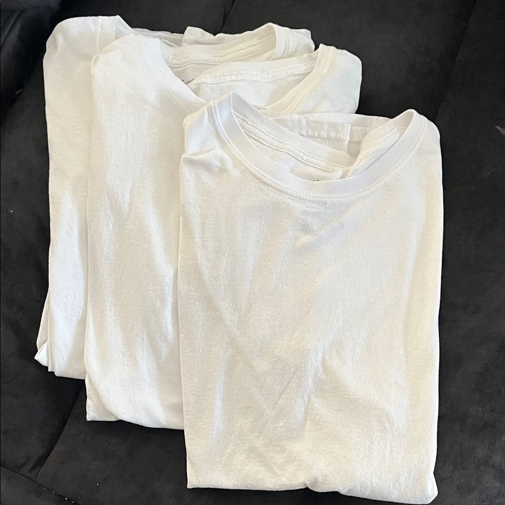 Hanes ComfortSoft White T-Shirts